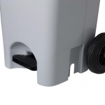 페달형 음식물 쓰레기통 120리터 - PCS 120P / 페달형 음실물쓰레기통/ 자동상차용기