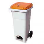 페달잠금형 음식물 쓰레기통 120리터 (*잠금C형) - PCS 120PL / 페달형 음식물쓰레기통 / 잠금형 음식물쓰레기통 / 자동상차용기