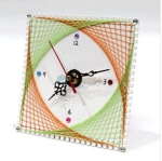 SA 스트링아트 시계 - 사각 (1인용) *최소 주문 3개 / 직선이 만드는 곡선 스트링아트의 원리이해