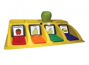 [의사소통기기] 4칸 스캐닝 커뮤니케이터 Four Compartment Scanning Communicator w/Levels / 각칸별 5초 녹음, 12레벨 / 2개의 스캔모드 / 의사소통, 언어학습