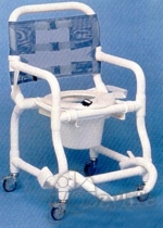Dura 이동변기 겸용 샤워휠체어 / 샤워의자, 이동변기로 사용