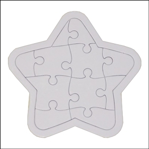 종이 별 퍼즐 (20개) / STEAM 융합교육 / DIY 별 퍼즐 / 나만의 퍼즐만들기