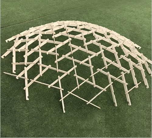 [수학교구] 지오메트릭돔 3세트(Davinch Dome Sticks) - 100피스 3세트 / 대형 그리드 / 상호지지구조 이해 / 고대 건축물 이해 / 동아리 활동교구