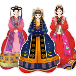 [풍선공예] 컬러룬 삼국시대 전통의상 3종 (10인) *2개 / 색칠풍선놀이