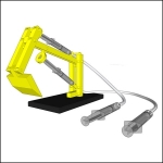 뉴 제2관절 로봇팔 포크레인 만들기 3개 / 로봇 관절 포클레인 / 파스칼의 원리와 링크장치 응용