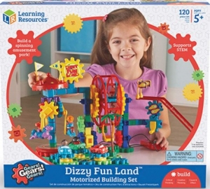 러닝리소스 기어블록 놀이공원세트 120피스 [LER9199] / 러닝리소스 회전블록놀이 / 톱니블록놀이