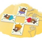 [EDI 3404] 도토리찾기 The Sneaky, Snacky Squirrel Card Game!™ (한글판 정품) /  같은 색 짝짓기 / 분류하기