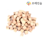 [원목교구] 쌓기나무-원목 2.5cm, 100피스 / 입체도형,연산,규칙 수학학습교구