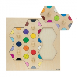 롤프 손잡이퍼즐 - 색깔 / 색깔꼭지퍼즐
