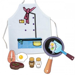 [역할놀이] 요리사 직업세트 만들기 *최소수량 5개 / 요리사앞치마,도안,하드보드지,하드막대,종이접시 外
