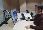 저시력 시각장애인용 27인치 4K 거치형 모니터 / 저시력용 모니터 / 시각장애인용 모니터