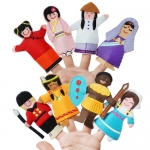 토독 손가락인형 다문화 세계여러나라 (8종) 약 8~12cm / *일시품절 : 8월 중순 입고예정/  인형극놀이 / 역할놀이