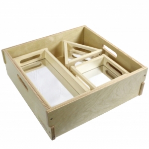 원목교구 거울통블록(3종세트) / 거울학습 / 블럭놀이