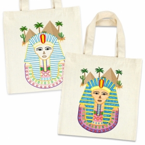 에코가방 채색그리기-세계문화 이집트 *최소수량 10개 (**중국,일본,러시아 혼합선택가능) / 에코백만들기