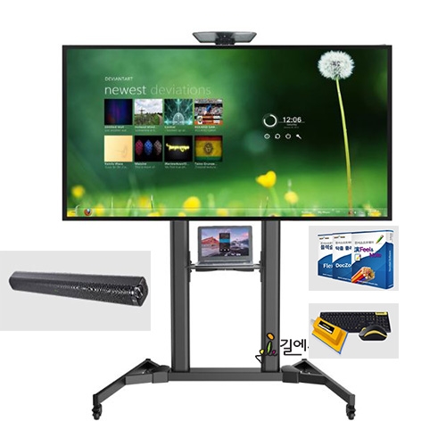 스마트터치 4K UHD 전자칠판 65인치 구글 EDLA 인증 전자칠판 /구매시 특별한 혜택 105만원 제품 무료 제공 이벤트 (윈도우&안드로이드용판서S/W, 전자칠판전용 사운드바, 살균지우개+무선카보드&마이크 제공)