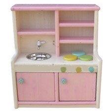 친환경 다용도 주방놀이(소) 파스텔분홍 / 소꿉놀이 / 역할놀이 / 주방놀이