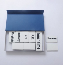 학교생활 및 교과목 영어단어 자석카드 (School subjects)  (플라스틱 전용가방 제공)  /영어자석교구/  초등필수영어단어 / 영어단어자석카드 / 영어카드