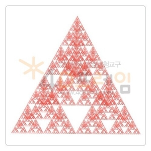 시에르핀스키 피라미드 정삼각 6단계(구성: 2단계 256ea)