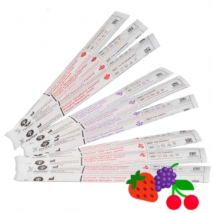 향기 설압자 (tongue depressor) - 딸기향, 포도향, 체리향 (각 50개씩) / 언어클리닉, 구강치료시 거부감과 두려움 억제