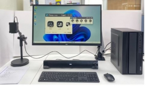 플로익스 광학즘/ 시각장애인을 위한 PC와 독서화대기 결합한 패키지