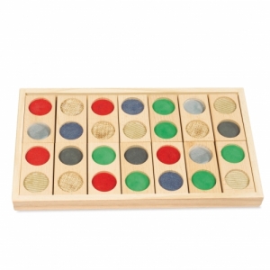 [구알라] 촉감연습도미노 / 원목촉감훈련판 / 원목도미노놀이