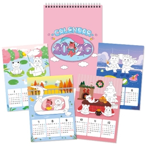 2026년 말해 그리기달력-사계절 *최소수량 5개 / 2026년달력만듫기