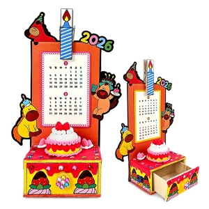 서랍장 클레이 말달력 만들기 *최소수량 5개 / 2026년달력만듫기