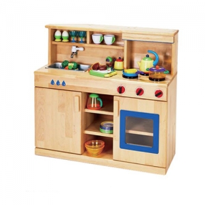 자작나무 소꿉놀이 싱크대 보급형 대형  / 역할놀이 / 소꼽놀이 / 주방놀이싱크대