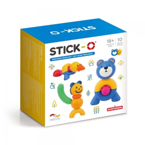 스틱오 피카부 베어 세트 10PCS / 유아자석블록 / 3차원자석블록
