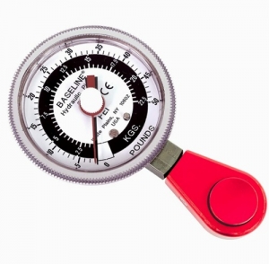 베이스라인 유압식 핀치게이지 (최대 22Kg용량) Baseline 12-0226 Lite Hydraulic Pinch Gauge, 50 lbs Capacity, Red