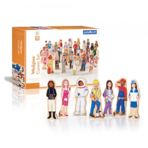 가이드크래프트 웨지 목재인형 세계의 직업인 30 / 역할놀이인형 / 원목직업인형