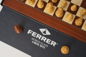 페레르 마호가니 체스 세트 M / FIDE 국제표준규격 수제원목체스