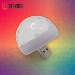 SB 자동차 컴퓨터 보조배터리 USB 면발광LED 무드램프 화이트 9525