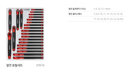 IST016 / 절연 스패너 풀 세트