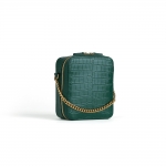 SS CROCO BAG - GREEN