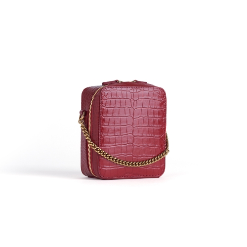 SS CROCO BAG - RED