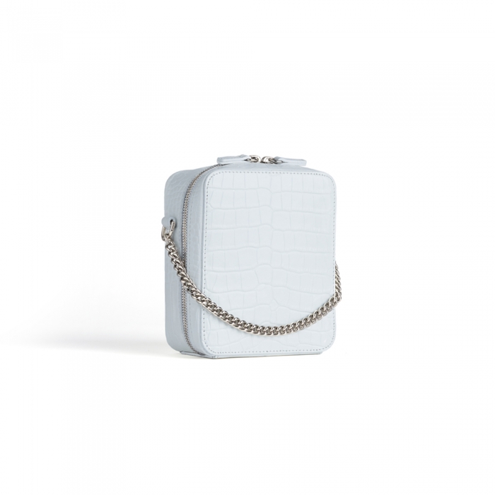 SS CROCO BAG - WHITE