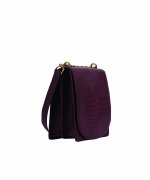 D wave Bag Burgundy