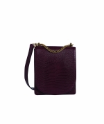 D wave Bag Burgundy