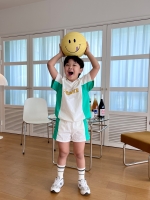 키르르 토들러 배색 팬츠 반바지