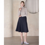 유어즈 플리츠 A라인 미디스커트