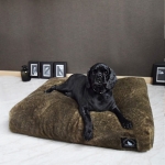 KHAKI FUR BED