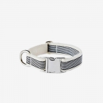 BLACK STRIPE SILVER COLLAR