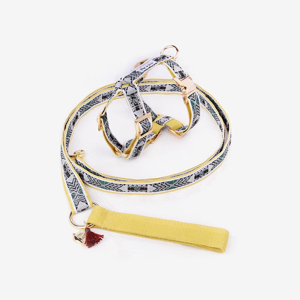 VINTAGE WEST YELLOW LEASH