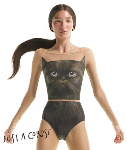 JAC - CATavatar Boatneck Leotard w/sleeves