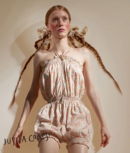 JAC - BOHO Printed & Smocked Romper