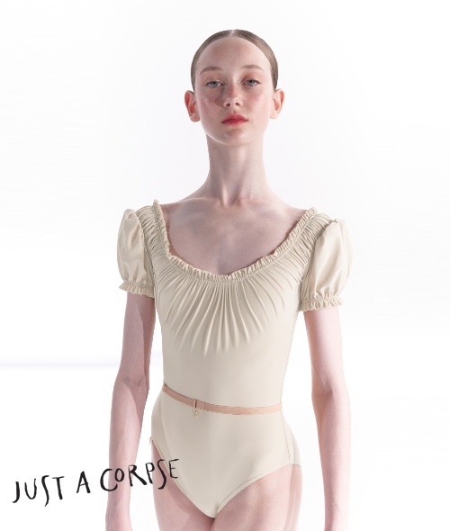 JAC - MAIDEN Leotard w/ Short Puff Sleeves (ALPINIA)