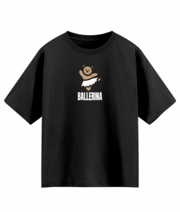 VERONICA J - [2차 재입고]  BEAR BALLERINAS T-SHIRT BLACK
