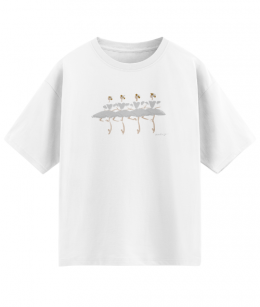 VERONICA J - LITTE 4 SWAN T SHIRT - WHITE
