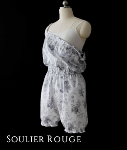 Soulier Rouge - Petal sweat romper